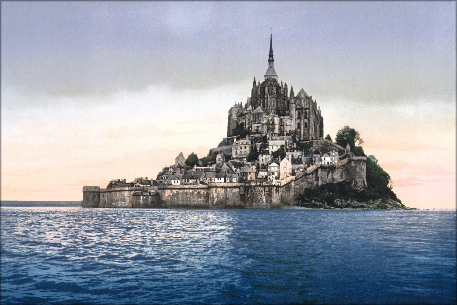 Poster, Many Sizes Available; Mont St. Michel, France Photochrom 1890
