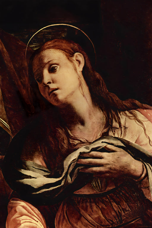 Poster, Many Sizes Available; Mary Magdalene At The Foot Of The Cross, By Angelo Bronzino