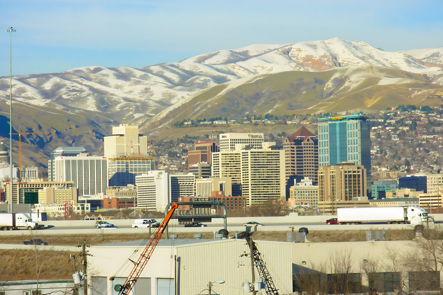 Poster, Many Sizes Available; 2006 Salt Lake City, Utah Mountains