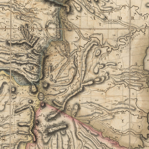 24"x36" Gallery Poster, map of the island of Grenada 1780