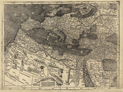 Poster, Many Sizes Available; Waldseemuller World Map, Universalis Cosmographia, C1507