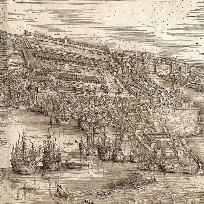 24"x36" Gallery Poster, Jacopo de' Barbari View of Venice