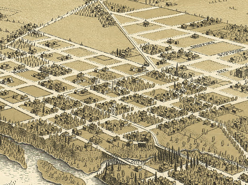 Poster, Many Sizes Available; Birdseye View Map Of Salem Oregon 1905