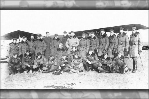 24"x36" Gallery Poster, 139th Aero Squadron, Belrain Aerodrome, France, November 1918