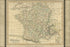 24"x36" Gallery Poster, 1814 Map of FRANCE, published by Gale, Curtin & Fenner