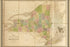 24"x36" Gallery Poster, 1839 map of new york