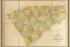 24"x36" Gallery Poster, 1839 map of north and south carolina