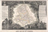 24"x36" Gallery Poster, 1852 Levasseur Map of the Department De Le Haute Vienne, France (Limoge Porcelain Region)