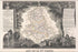 24"x36" Gallery Poster, 1852 Levasseur Map of the Department De Le Haute Vienne, France (Limoge Porcelain Region)
