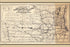 24"x36" Gallery Poster, 1862 Map of the Galena and Chicago Union Railroad