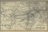24"x36" Gallery Poster, 1893 Poor's Chicago, Rock Island and Pacific Railway