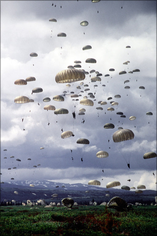 24"x36" Gallery Poster, 1st Battalion Airborne, 501st Infantry, Fort Richardson, Alaska
