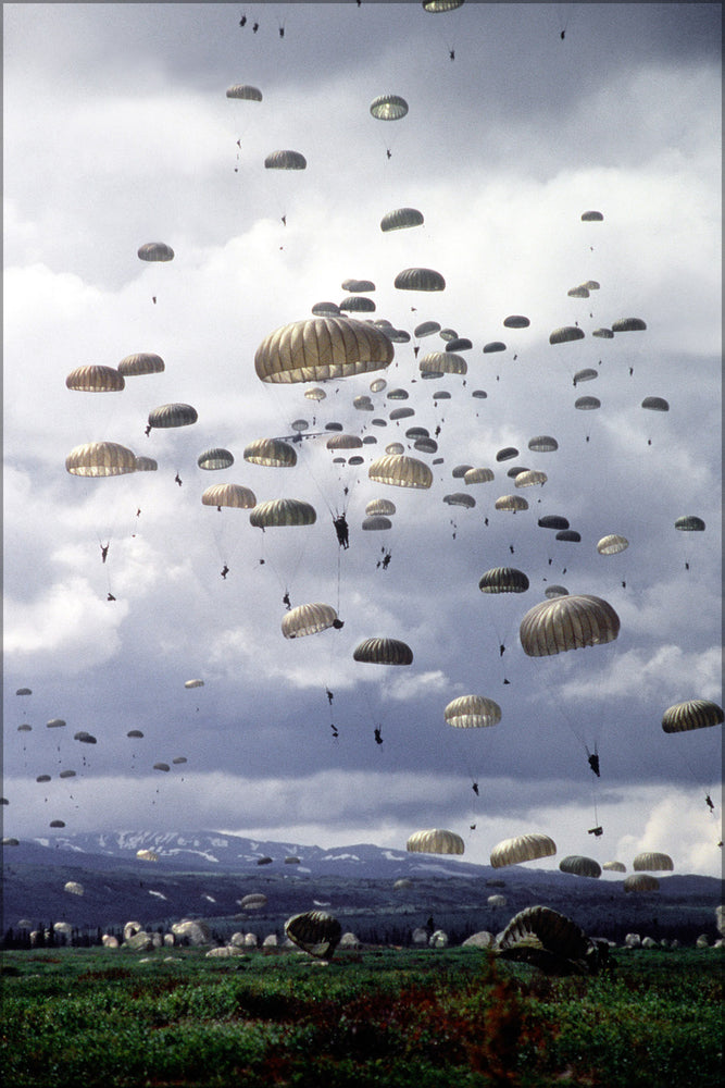 24"x36" Gallery Poster, 1st Battalion Airborne, 501st Infantry, Fort Richardson, Alaska