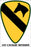 24"x36" Gallery Poster, 1st Cavalry Division - Shoulder Sleeve Insignia