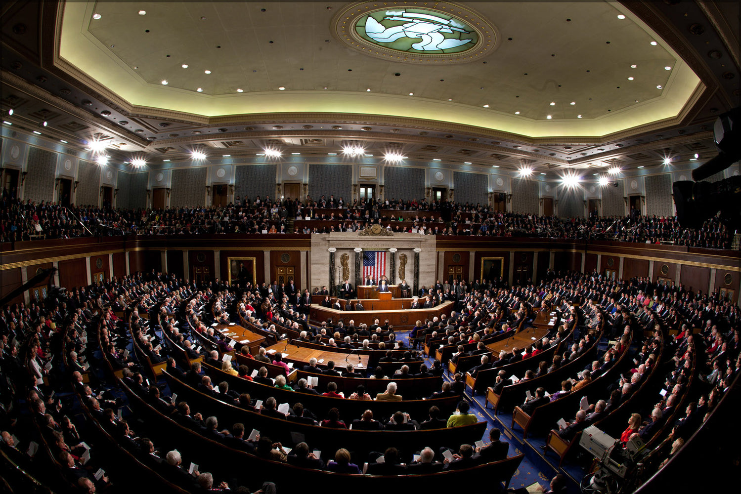 24"x36" Gallery Poster, 2011 State of the Union fisheye