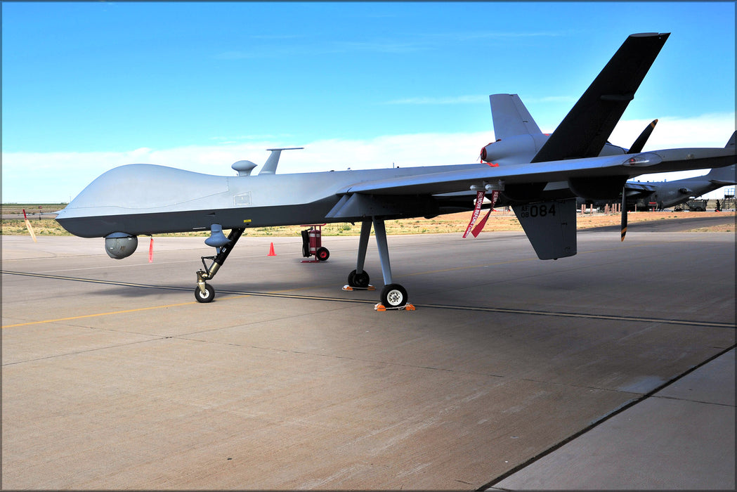 24"x36" Gallery Poster, 33d Special Operations Squadron MQ-9 Reaper uav drone