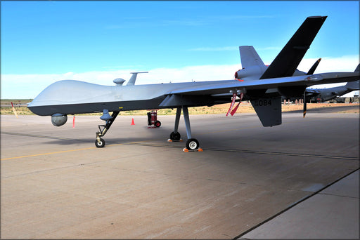 24"x36" Gallery Poster, 33d Special Operations Squadron MQ-9 Reaper uav drone