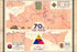 24"x36" Gallery Poster, 70th Tank Battalion Combat Operations Campaign Map for North Africa Sicily and Europe 1942 1945
