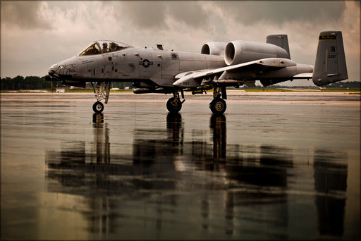 24"x36" Gallery Poster, A-10C thunderbolt ii Warthog  163rd Fighter Squadron