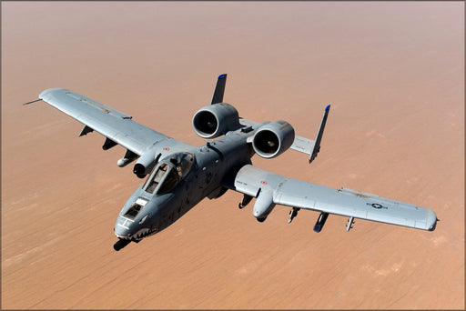 24"x36" Gallery Poster, A-10 Thunderbolt II warthog, 74th Fighter Squadron
