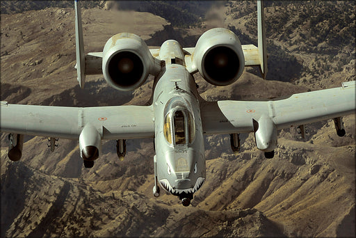 24"x36" Gallery Poster, A-10 Thunderbolt II warthog close-air-support Afghanistan