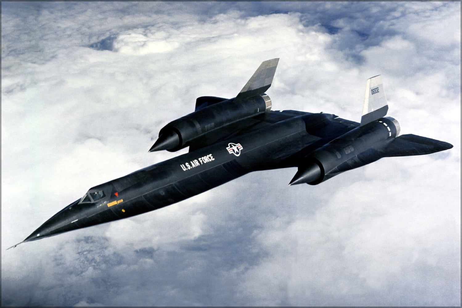 24"x36" Gallery Poster, A-12 aircraft sr-71 blackbird