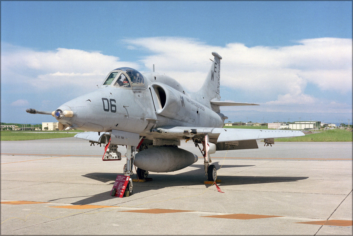 24"x36" Gallery Poster, A-4M Skyhawk a-4 attack squadron VMA-214 Blacksheep