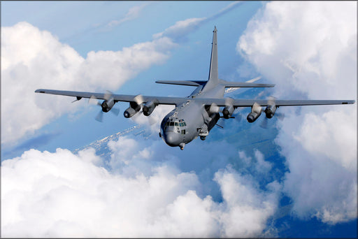 24"x36" Gallery Poster, AC-130U gunship 4th Special Ops hercules spectre spooky