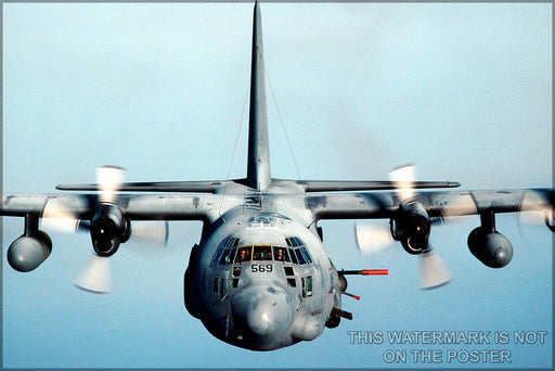 24"x36" Gallery Poster, AC-130 Spectre gunship