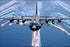 24"x36" Gallery Poster, AC 130H Spectre jettisons flares