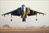 24"x36" Gallery Poster, AV-8B Harrier jump jet hovers over the flight line p3