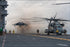 24"x36" Gallery Poster, AV-8 Harrier & MH-53E Sea Dragon helicopter aboard USS Nassau (LHA 4)