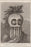 24"x36" Gallery Poster, A Man of the Sandwich Islands in a Mask by John Webber,published by Nical and Cadell, London, England, ca 1784
