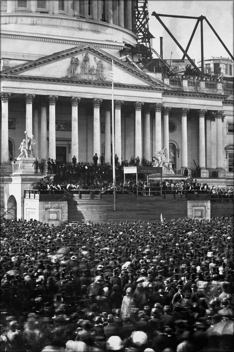 24"x36" Gallery Poster, Abraham lincoln inauguration 1861