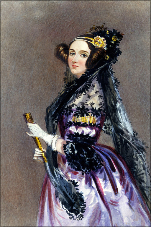 24"x36" Gallery Poster, Ada Lovelace portrait