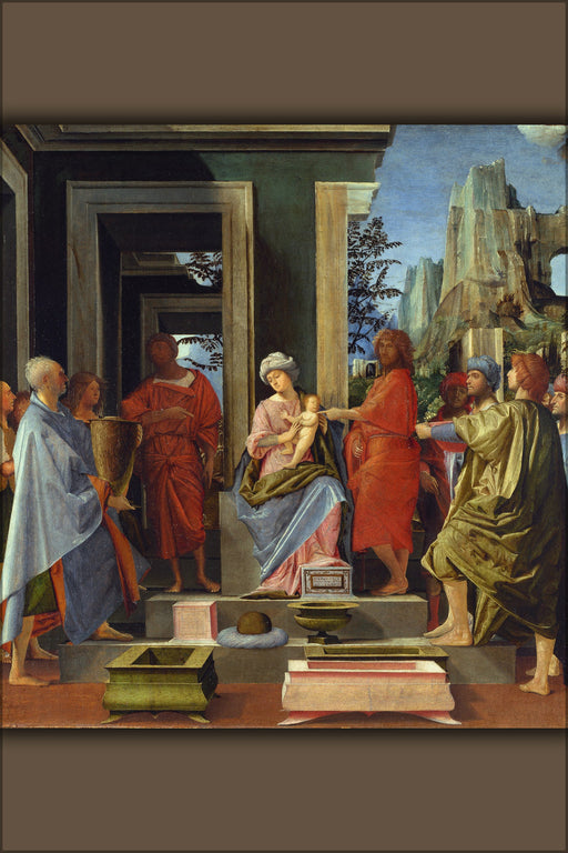 24"x36" Gallery Poster, Adoration of the Kings by Bramantino c1500