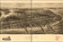 24"x36" Gallery Poster, Aero view map of Atlantic City, New Jersey 1909