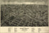 24"x36" Gallery Poster, Aero view map of High Point, North Carolina 1913