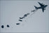 24"x36" Gallery Poster, Air Force C-17 Globemaster III aircraft drops fuel containers