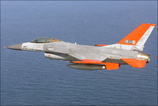 24"x36" Gallery Poster, Air Force QF-16 Full Scale Aerial Target (FSAT) drone