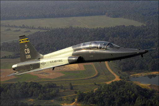 24"x36" Gallery Poster, Air Force T-38C Talon aircraft 50th Flying Training Squadron