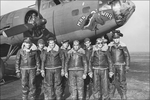 24"x36" Gallery Poster, Air Force personnel & equipment. The Pacific, England, Wash. DC. 1942 44 mostly 1943 NARA 292573