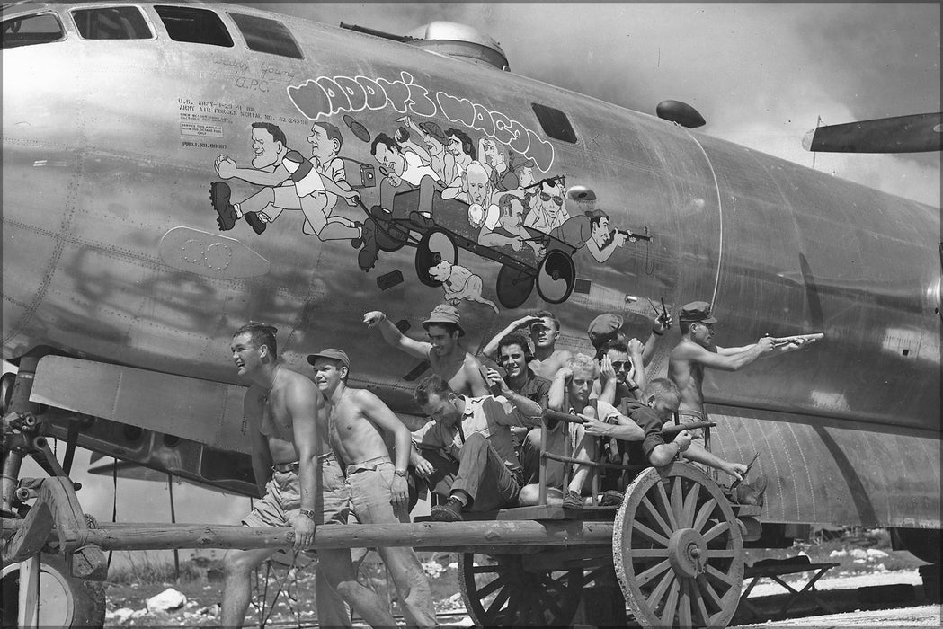 24"x36" Gallery Poster, Air Force personnel & equipment. The Pacific, England, Wash. DC. 1942 44 mostly 1943 NARA 292576