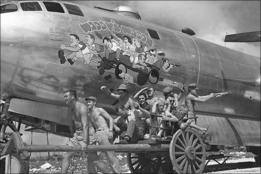 24"x36" Gallery Poster, Air Force personnel & equipment. The Pacific, England, Wash. DC. 1942 44 mostly 1943 NARA 292576