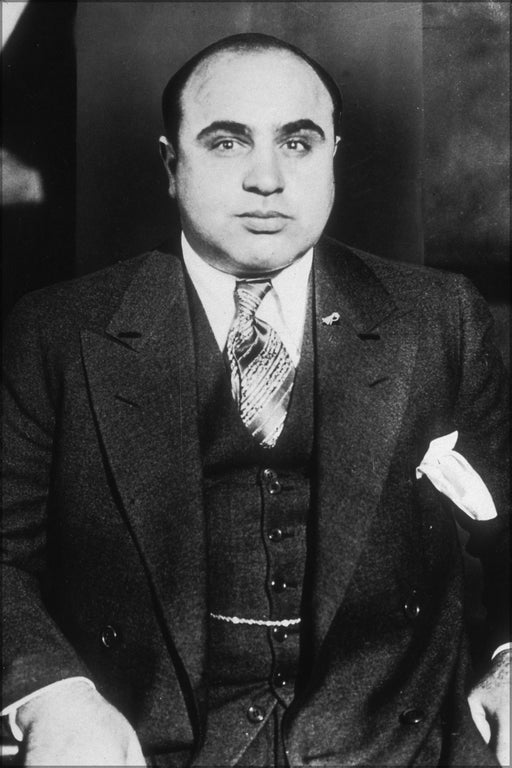 24"x36" Gallery Poster, Al Capone around 1935