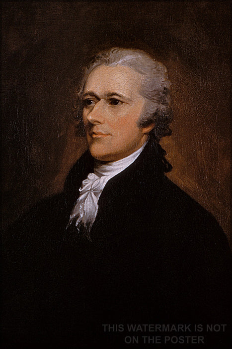 24"x36" Gallery Poster, Alexander Hamilton portrait by John Trumbull 1806
