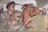 24"x36" Gallery Poster, Alexander the Great Mosaic Landscape