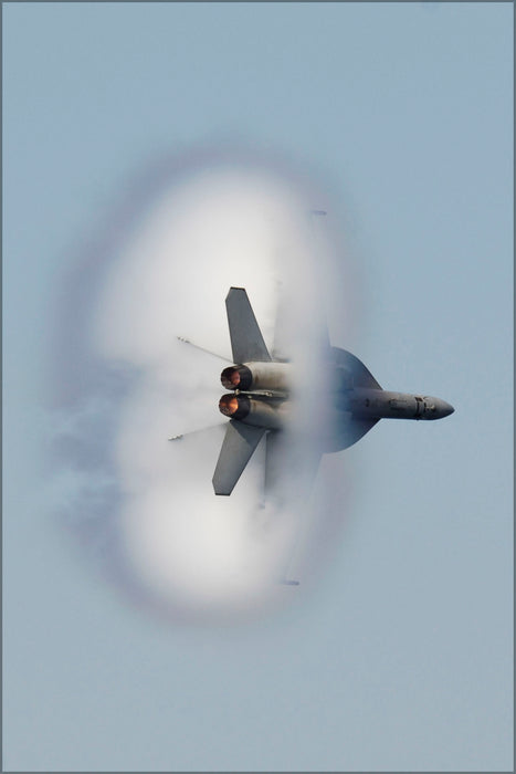 24"x36" Gallery Poster, An FA-18F Super Hornet f-18 assigned to the Diamondbacks of Strike Fighter Squadron One Zero Two (VFA-102) complet