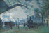 24"x36" Gallery Poster, Arrival of Normandy Train Gare Saint-Lazare claude monet 1877