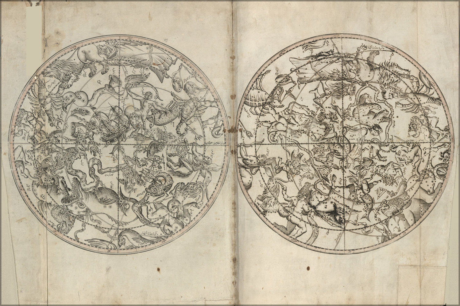 24"x36" Gallery Poster, Astrology Zodiac Constellation Map 1804 in turkish